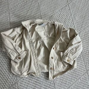 ZARA cream Jean jacket SzS